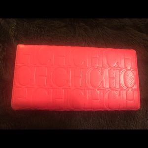 Pink Carolina Herrera Wallet. Used